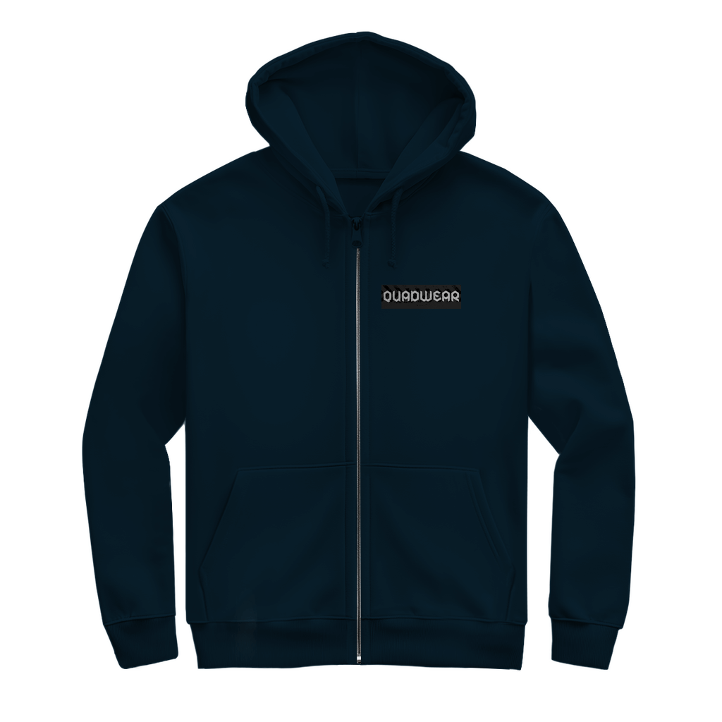 Unisex Zipper Hoodie Quad Blutgruppe ATV Positiv