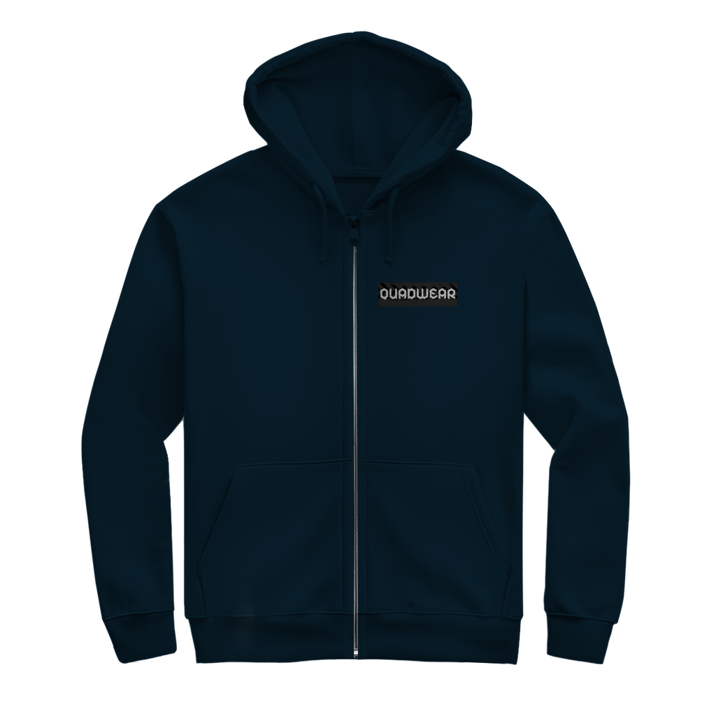 Unisex Zipper Hoodie Quad Blutgruppe ATV Positiv