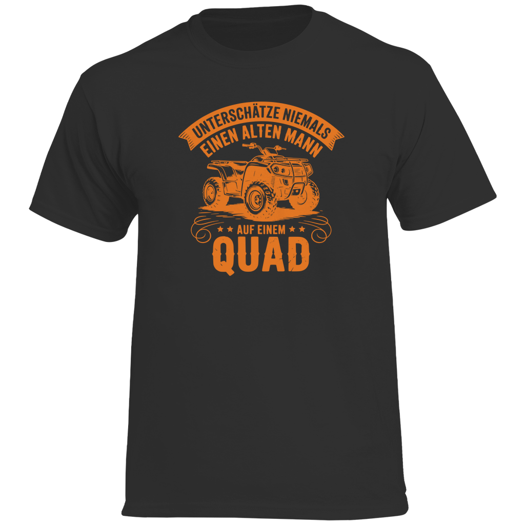 Herren Premium T-Shirt Unterschätze niemals einen alten Mann auf einem Quad