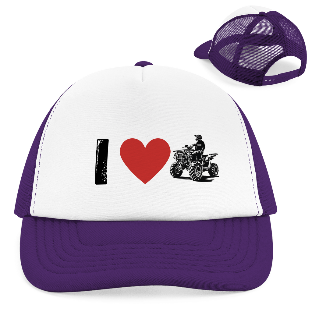 Retro Trucker Cap I Love Quad