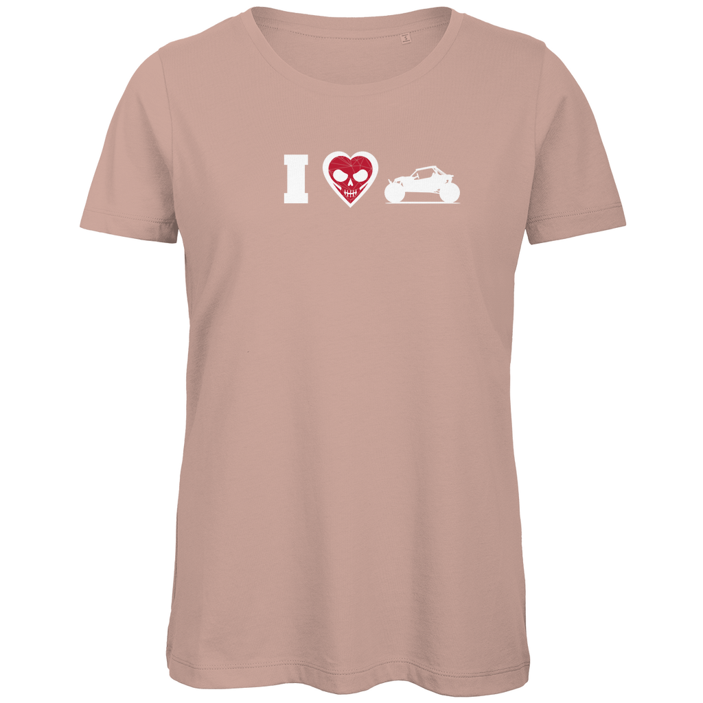 T-shirt bio premium pour femme « J'aime les poussettes »