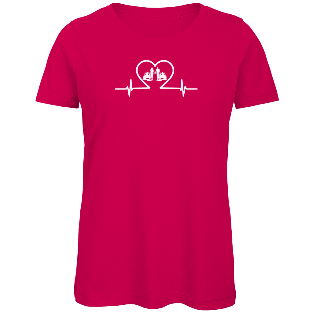 T-shirt bio premium pour femme Quad Couple Duo avec Power