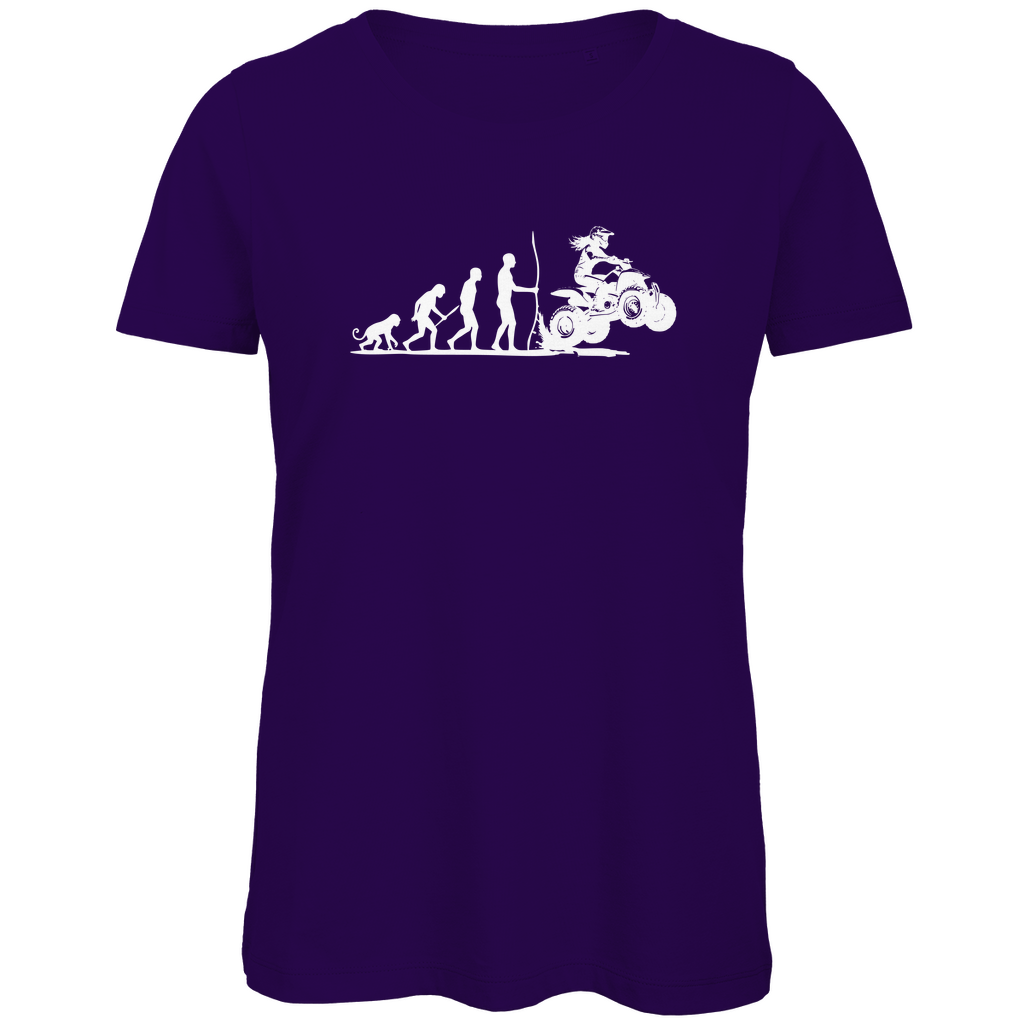 Damen Premium Bio T-Shirt Quad Evolution
