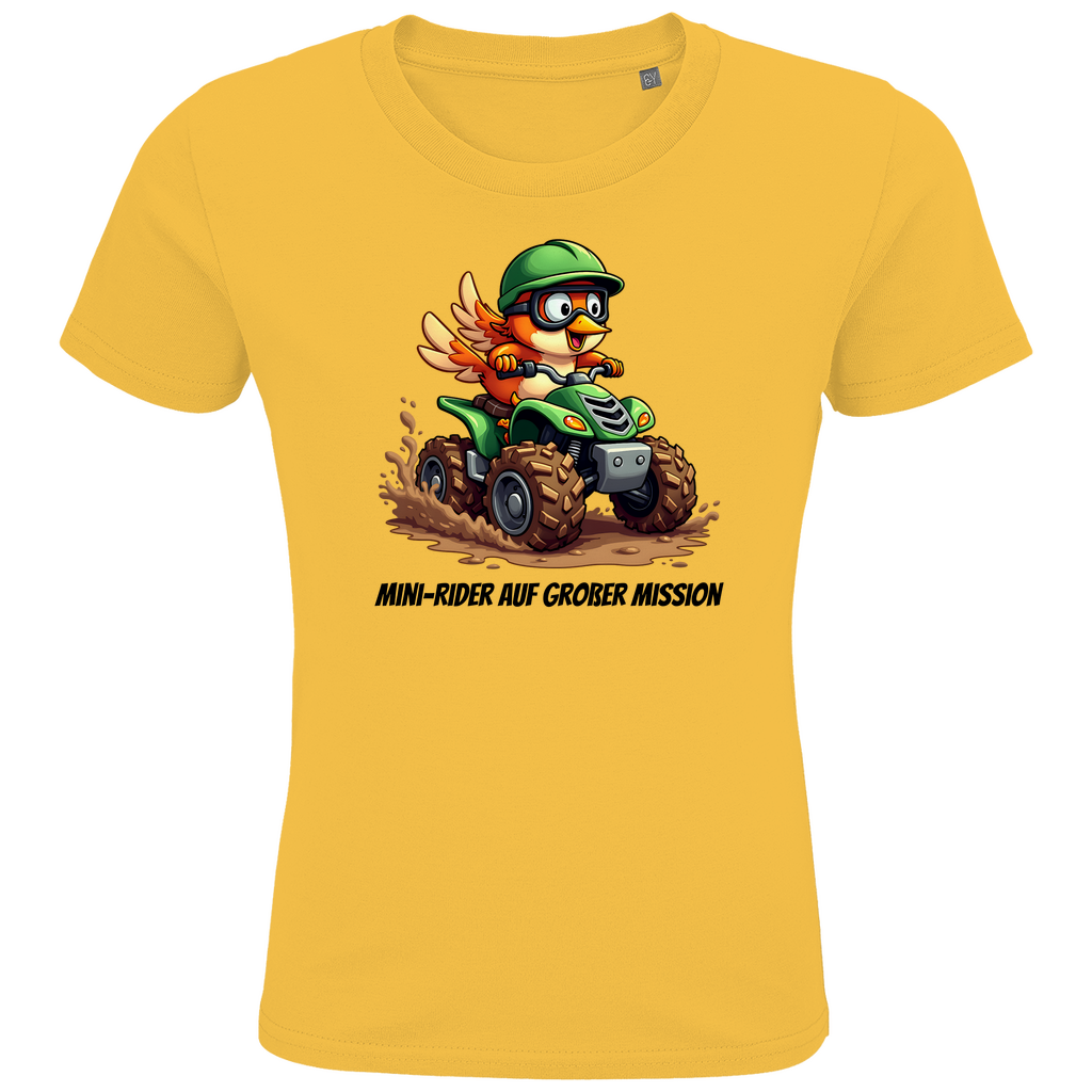 T-shirt bio premium pour enfant Quad Mini Rider