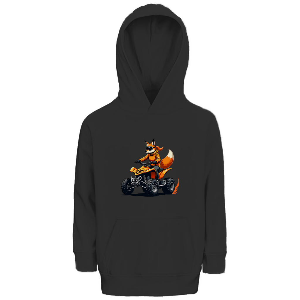 Kinder Premium Bio Hoodie Quad FuchsLady