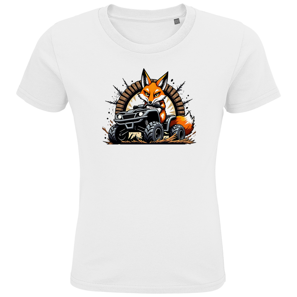 Kinder Premium Bio T-Shirt Quad OffroadFuchs