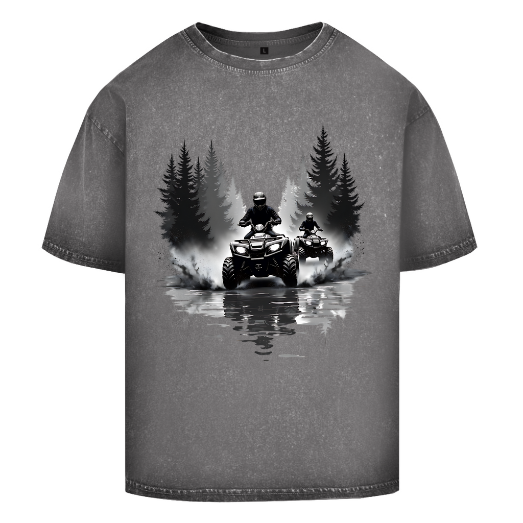 T-shirt délavé oversize Quad Offroad