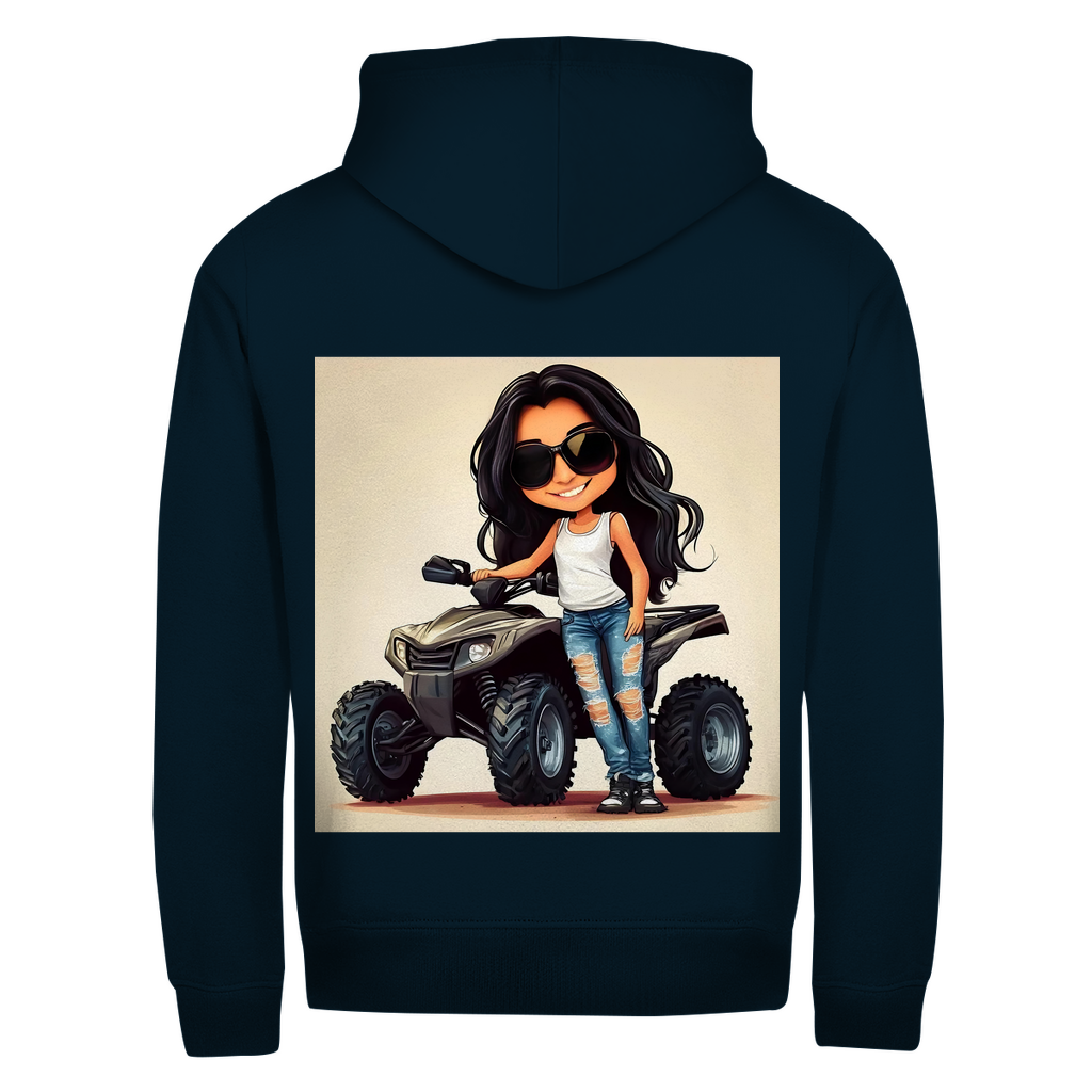 Unisex Zipper Hoodie QuadLady