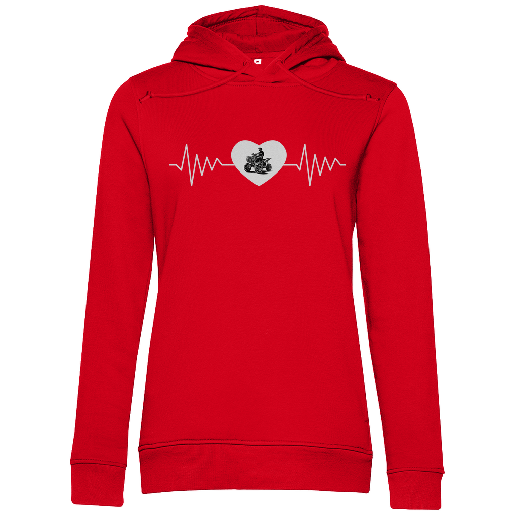 Sweat à capuche bio premium pour femme Quad Herzline