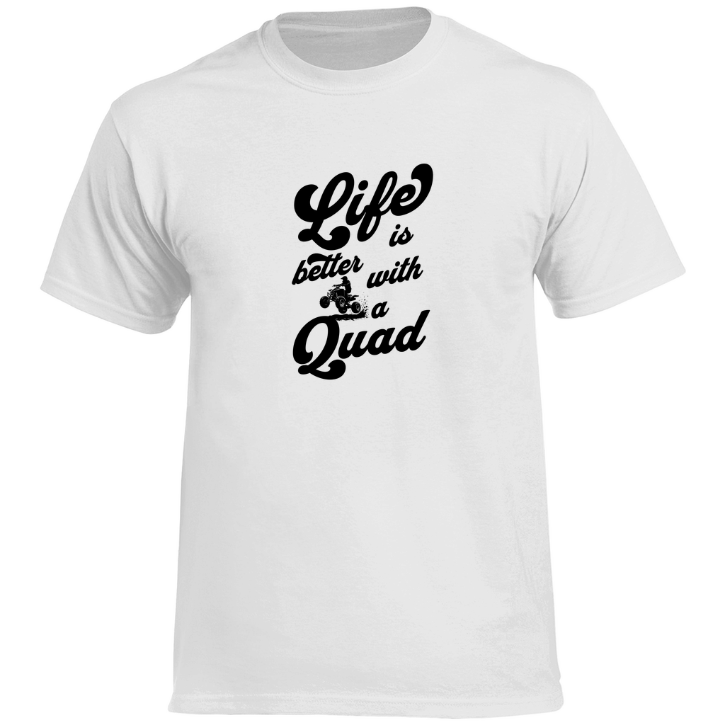 Herren Premium T-Shirt Life is better with a Quad