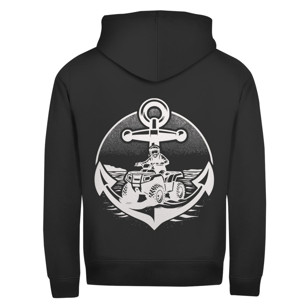 Unisex Zipper Hoodie Quad Anker
