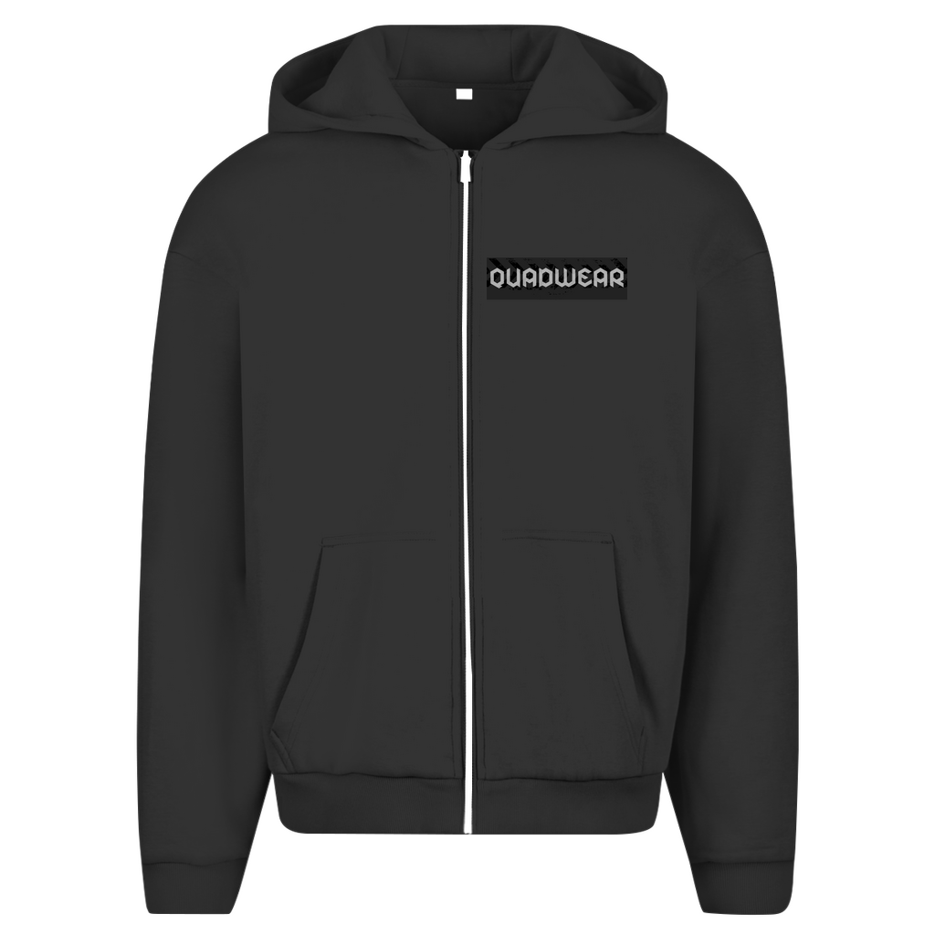 Oversize Zipper Hoodie Quad riding is my yoga