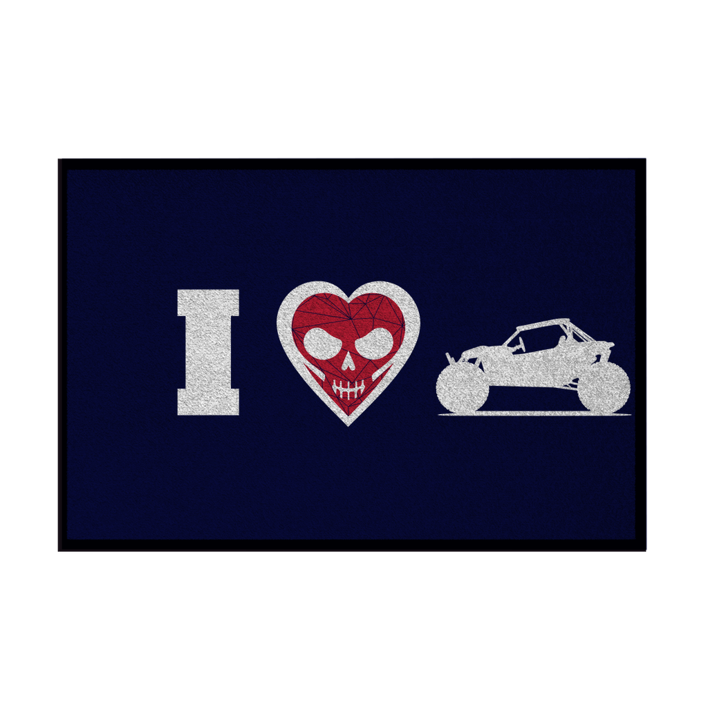 Fußmatte mit Gummirand I Love Buggy