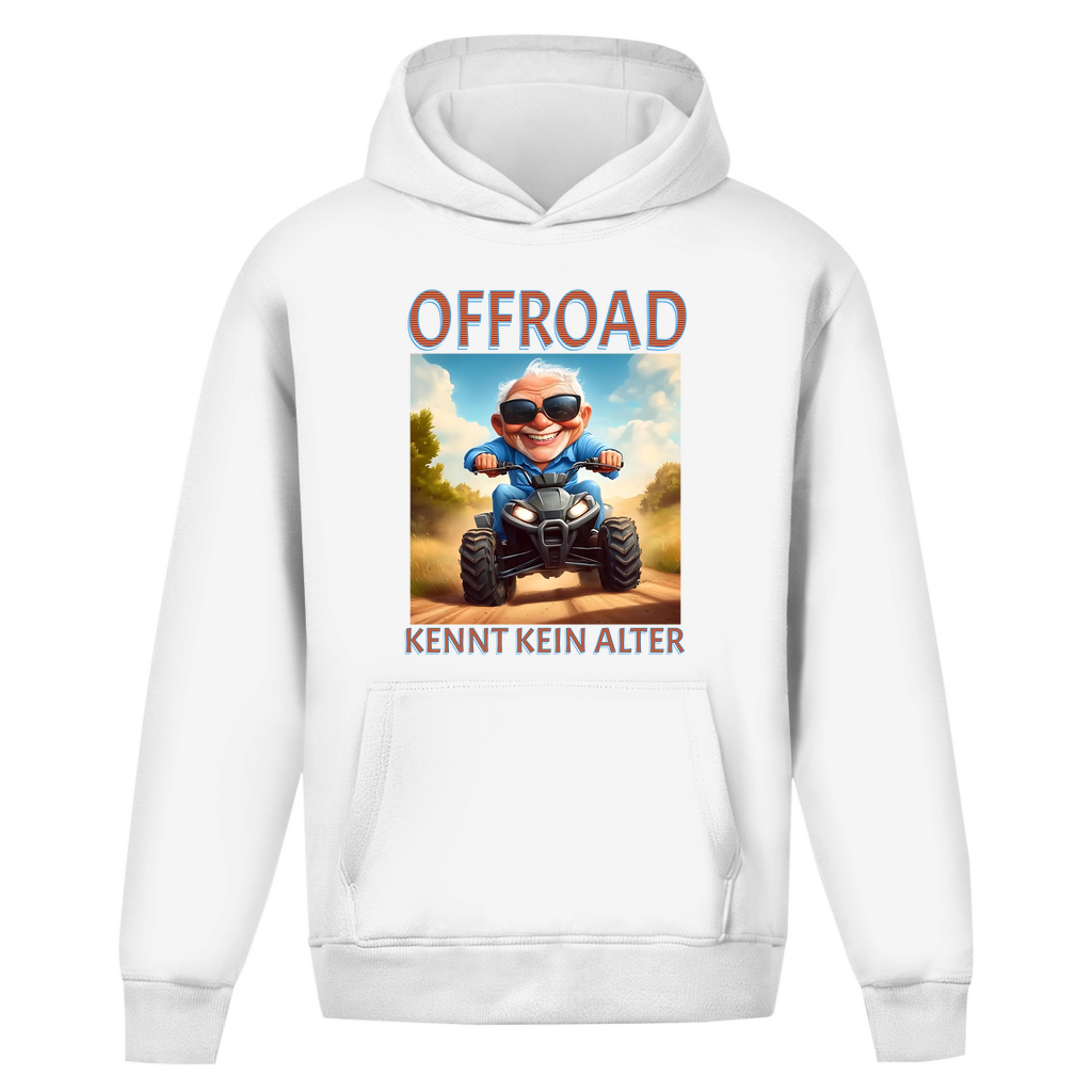 Oversize Hoodie Ohne Kordel Quad Offroad kennt kein Alter
