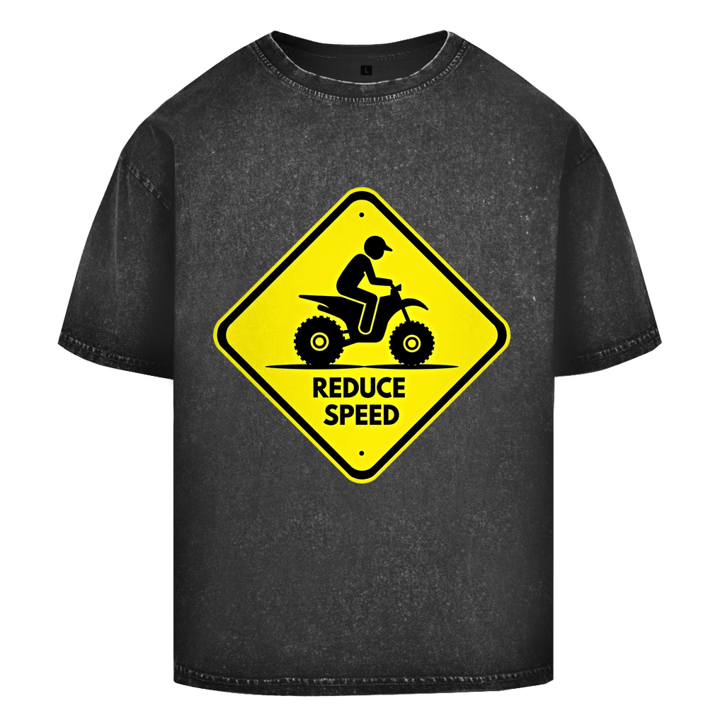 Oversize Washed T-Shirt Quad Reduce Speed