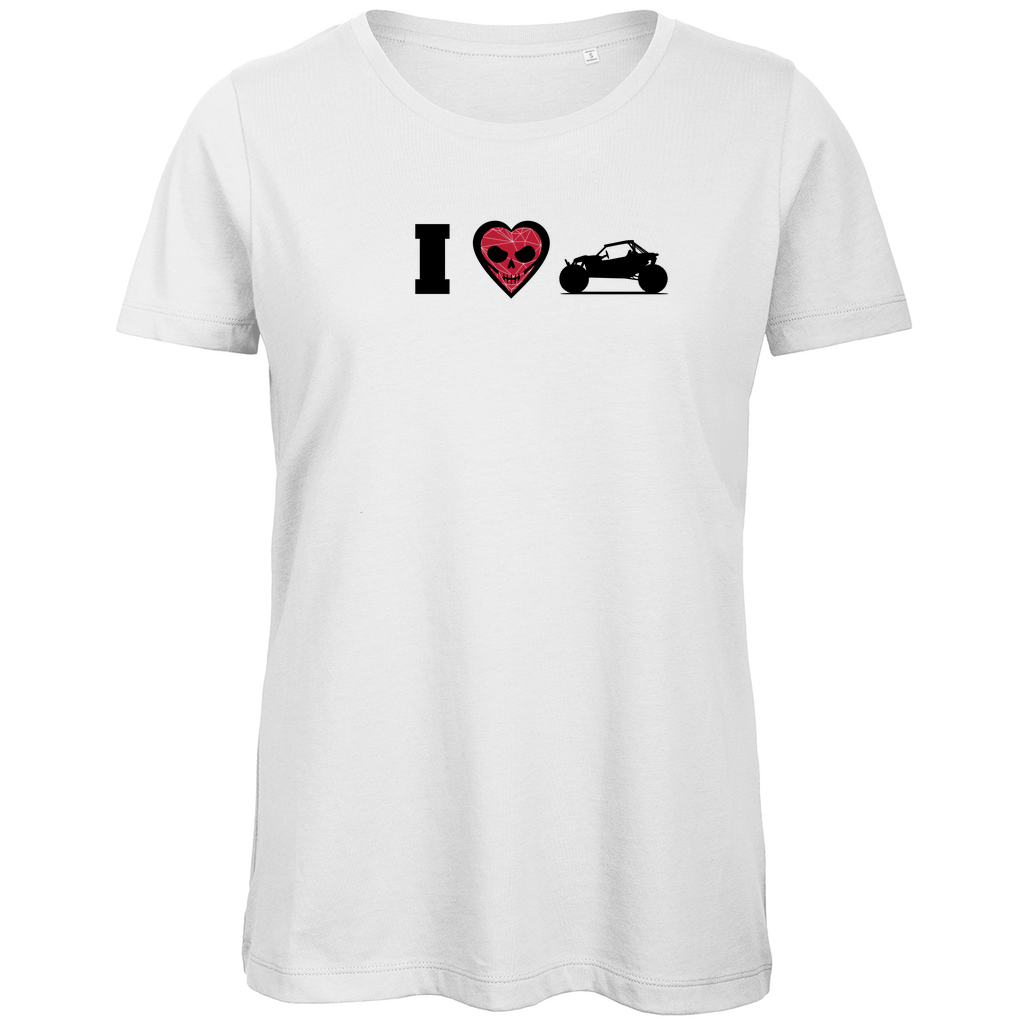 T-shirt bio premium pour femme « J'aime les poussettes »