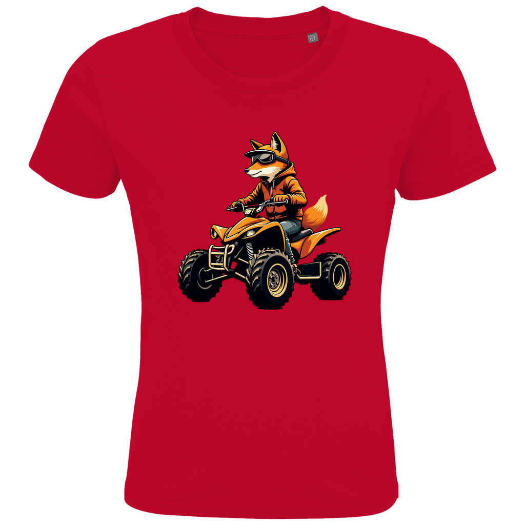 Kinder Premium Bio T-Shirt Quad Fuchs