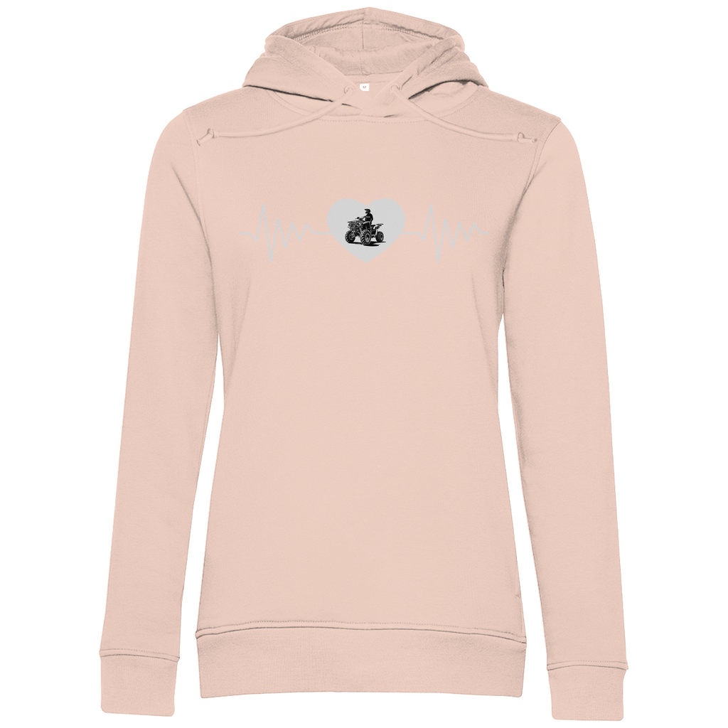 Sweat à capuche bio premium pour femme Quad Herzline