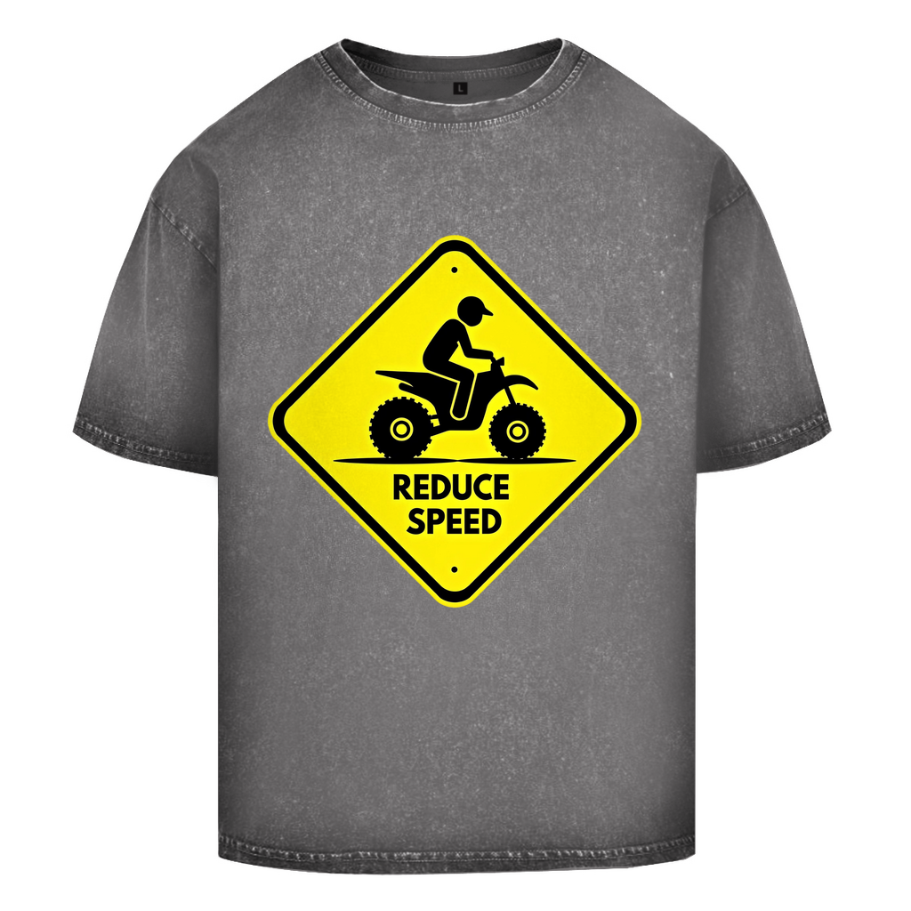 Oversize Washed T-Shirt Quad Reduce Speed