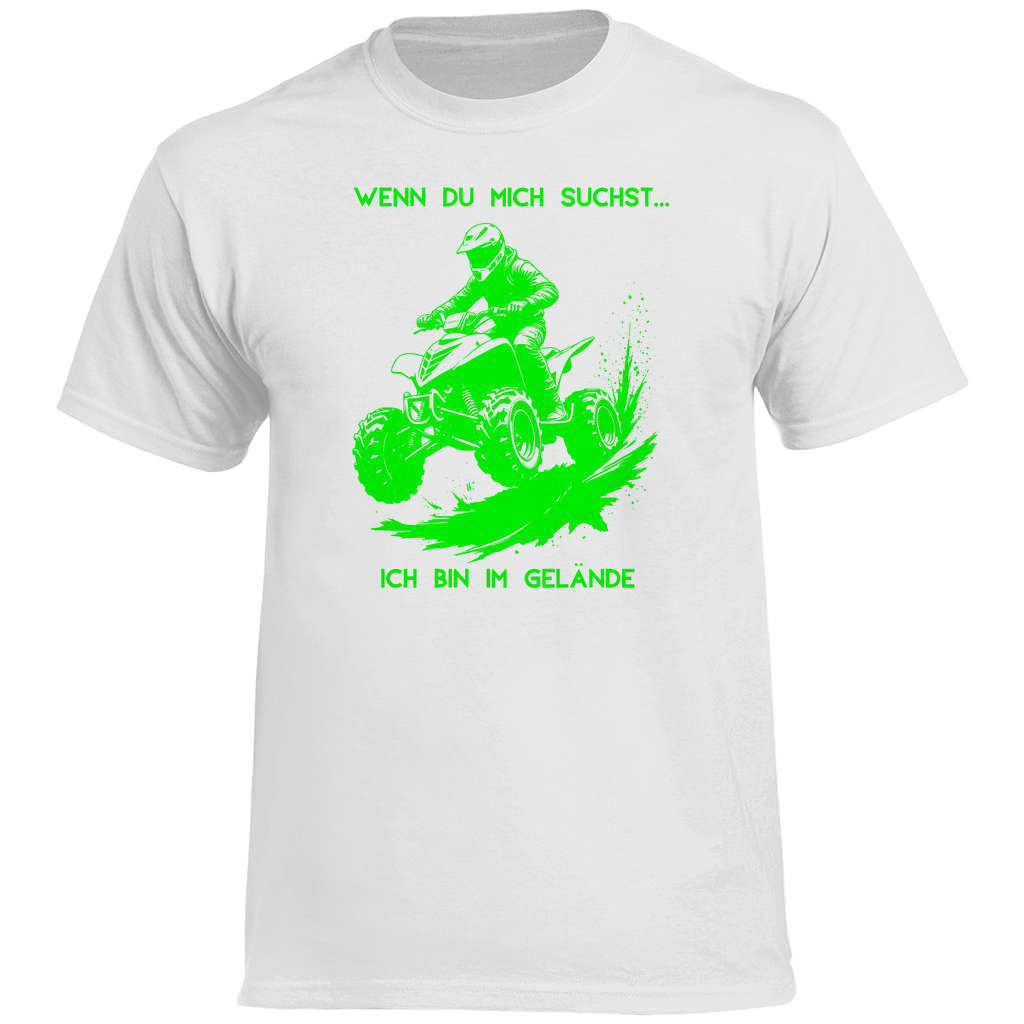 Herren Premium T-Shirt Quad Wenn du mich suchst