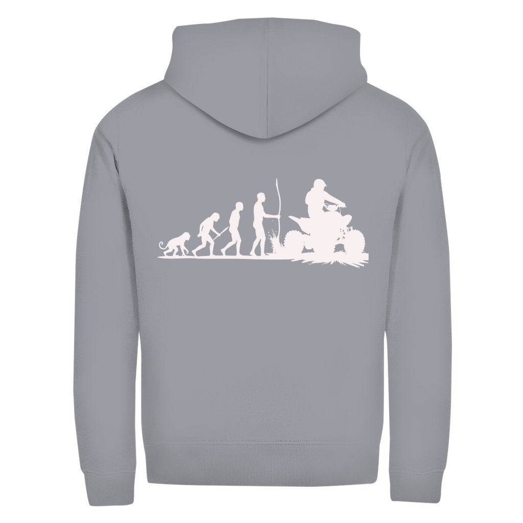 Unisex Zipper Hoodie Quad Evolution