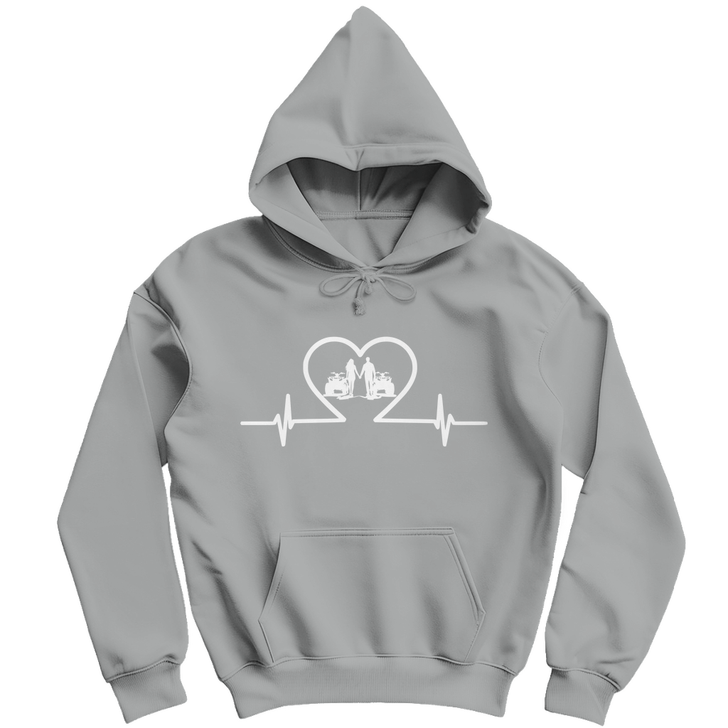 Herren Hoodie Quad Herzline