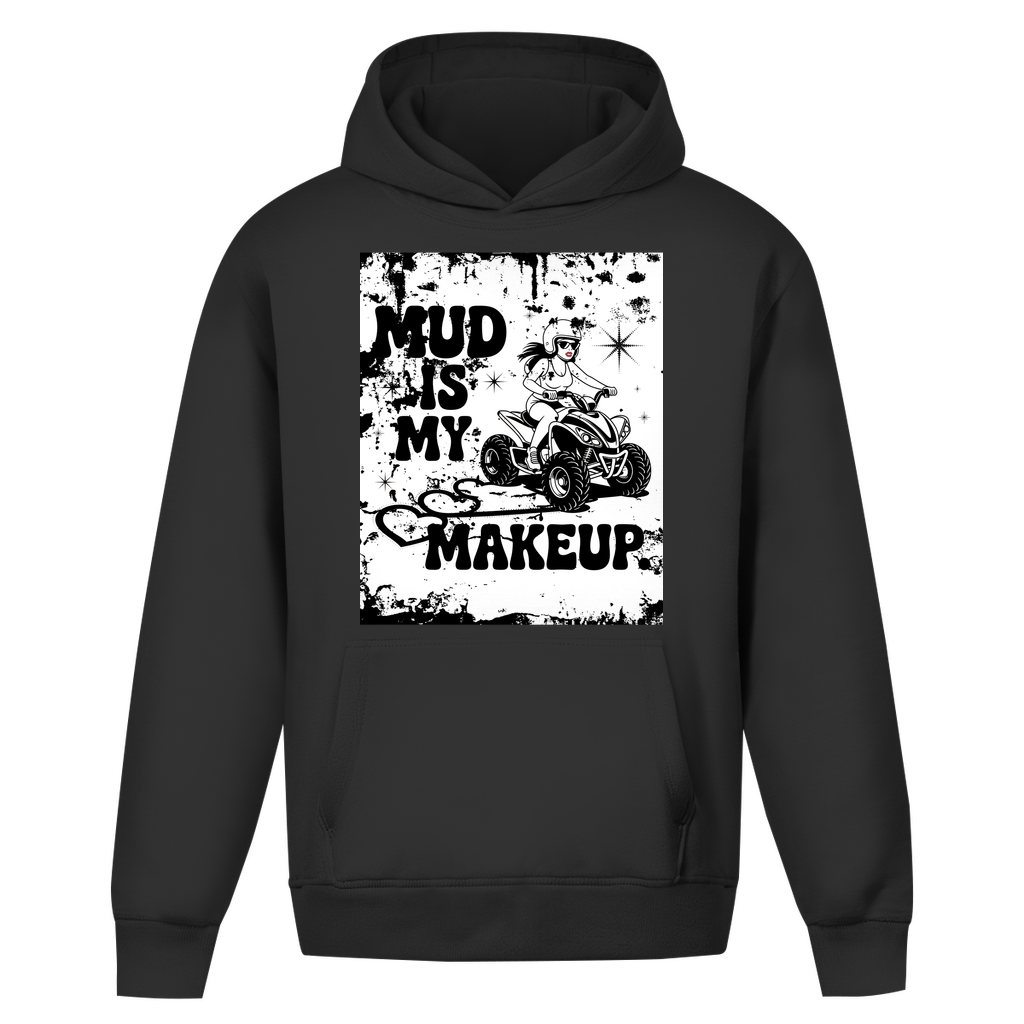 Oversize Hoodie Ohne Kordel Quad Mud is my Makeup
