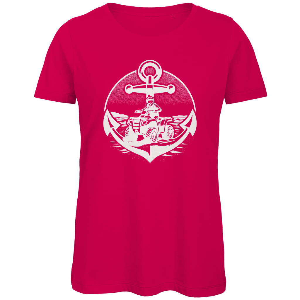 Damen Premium Bio T-Shirt Quad Anker