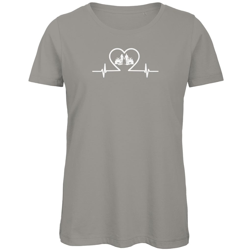 T-shirt bio premium pour femme Quad Couple Duo avec Power