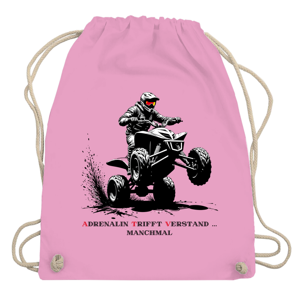 Turnbeutel Quad Adrenalin trifft Verstand...manchmal