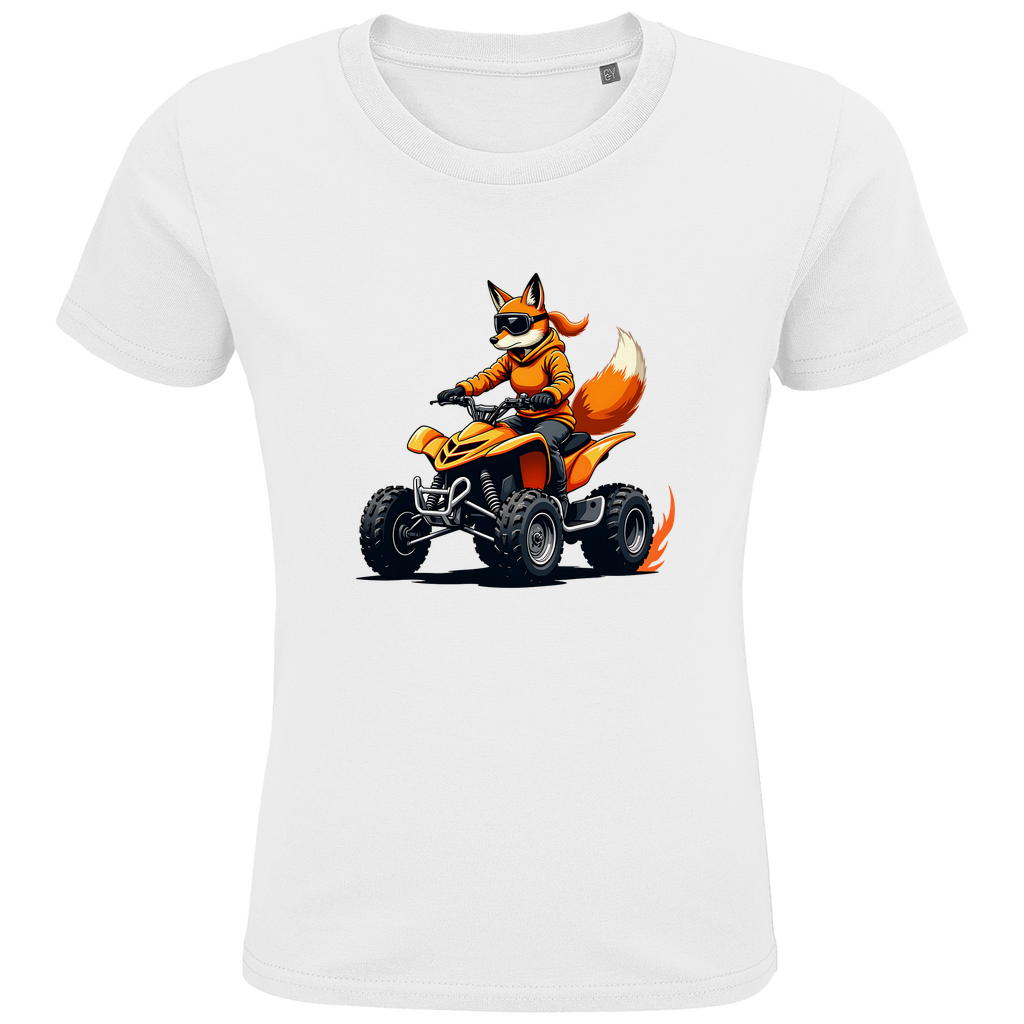 Kinder Premium Bio T-Shirt Quad FuchsLady