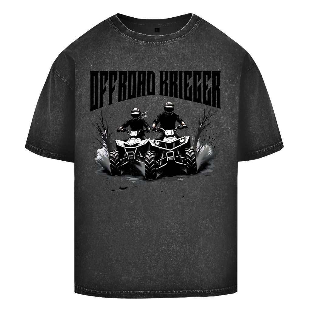 Oversize Washed T-Shirt Quad Offroad Krieger