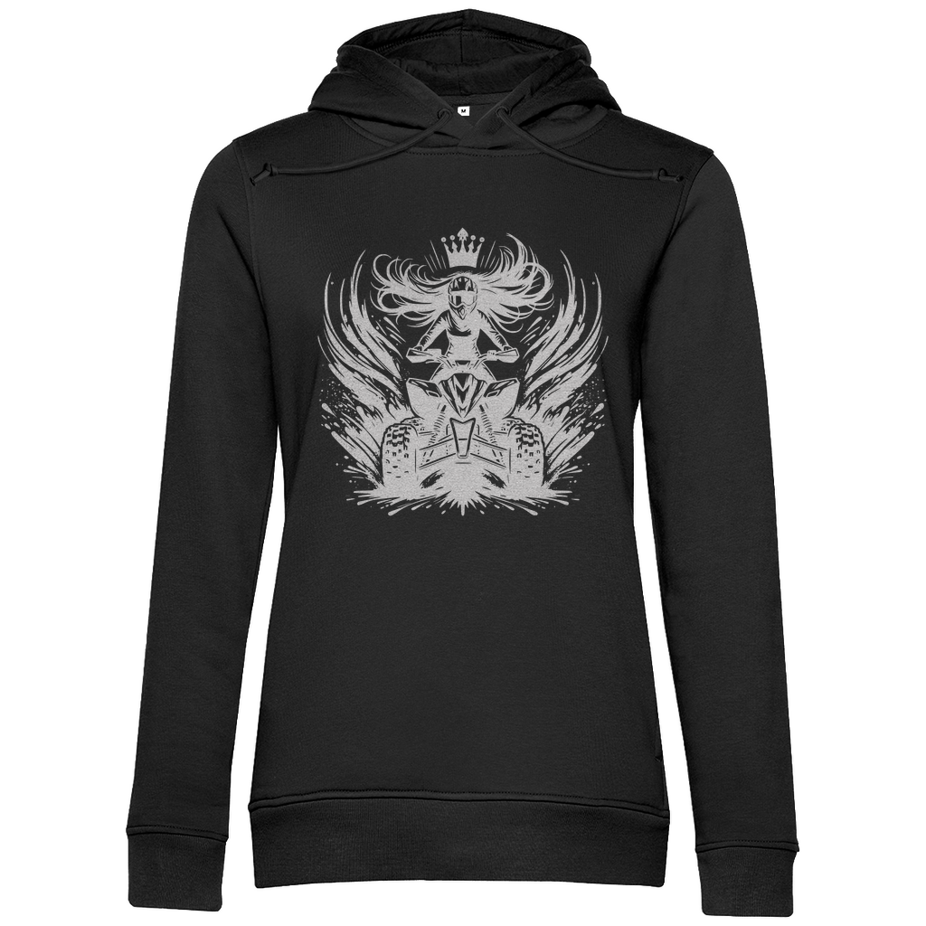 Damen Premium Bio Hoodie Quad Princess
