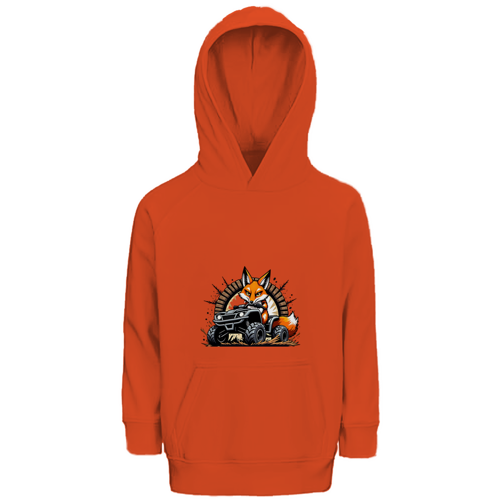 Kinder Premium Bio Hoodie Quad OffroadFuchs