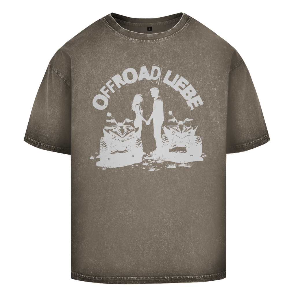 Oversize Washed T-Shirt Quad Offroad Liebe