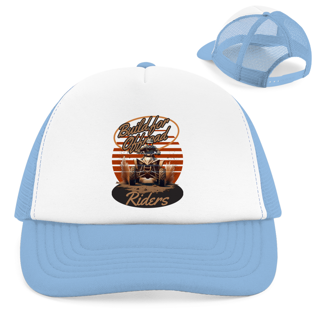Casquette rétro Trucker Quad conçue pour les pilotes tout-terrain