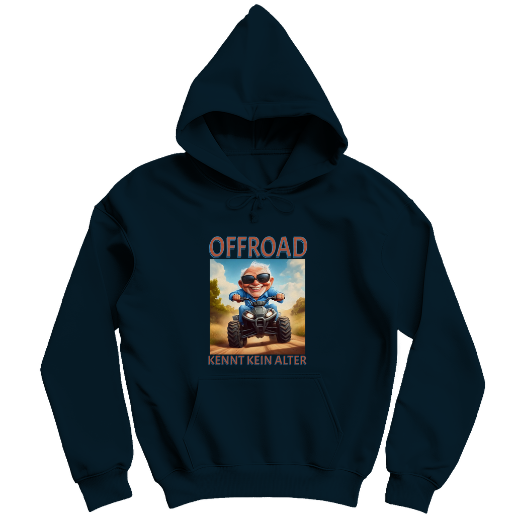 Herren Hoodie Quad Offroad kennt kein Alter