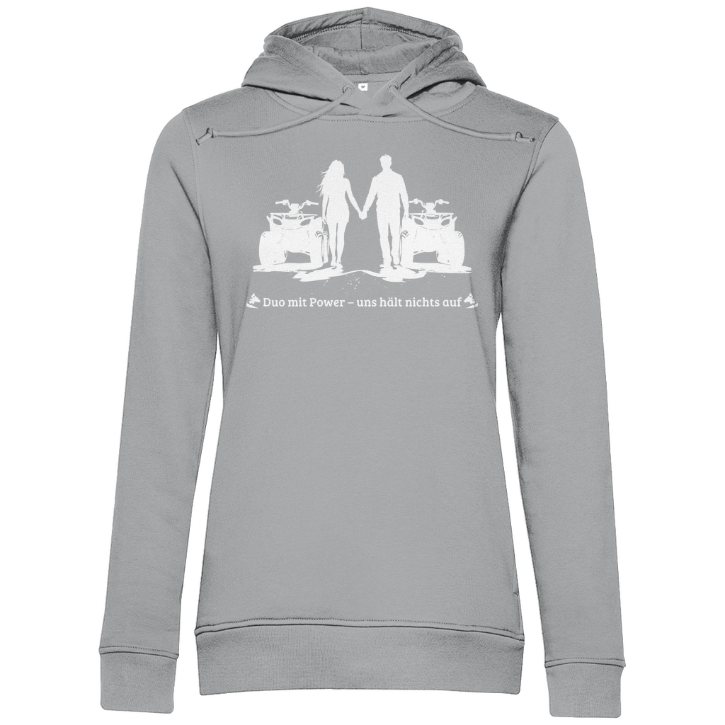 Sweat à capuche bio premium pour femme Quad Duo avec Power