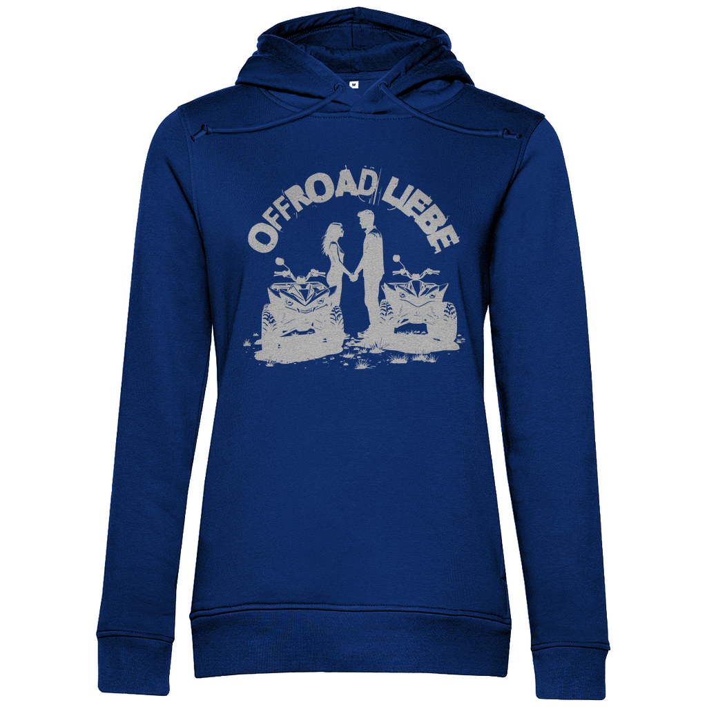 Sweat à capuche bio premium pour femme Quad Offroad Love