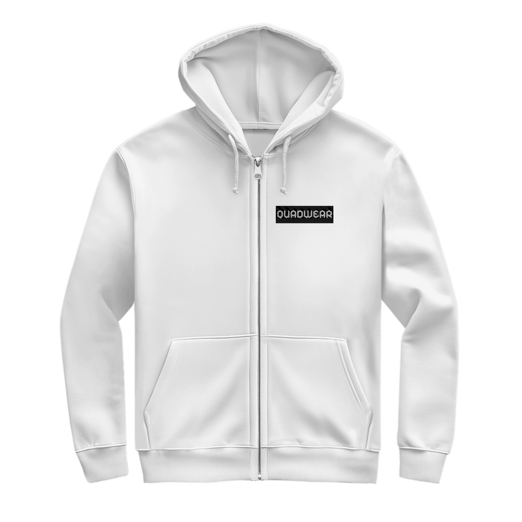 Unisex Zipper Hoodie Quad Blutgruppe ATV Positiv