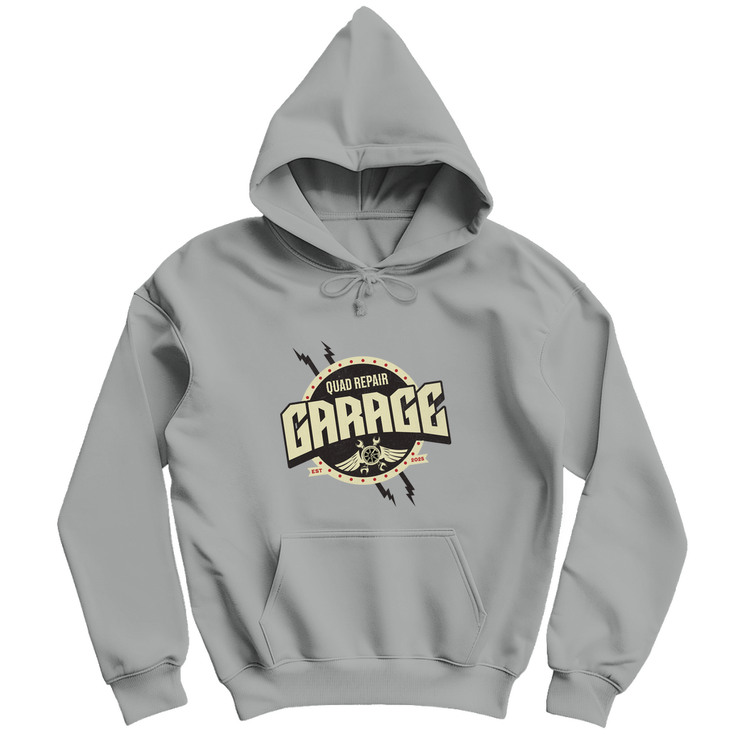 Herren Hoodie Quad Garage