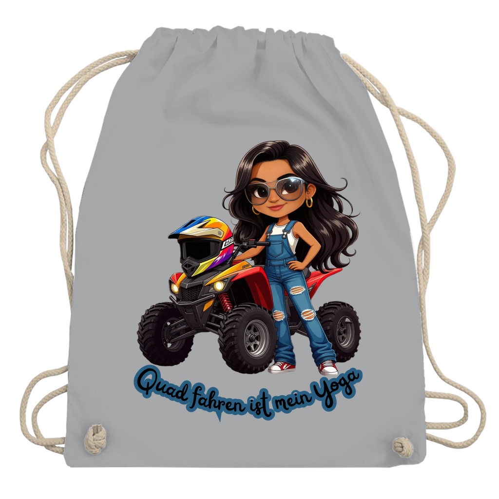 Turnbeutel Quad fahren ist mein Yoga