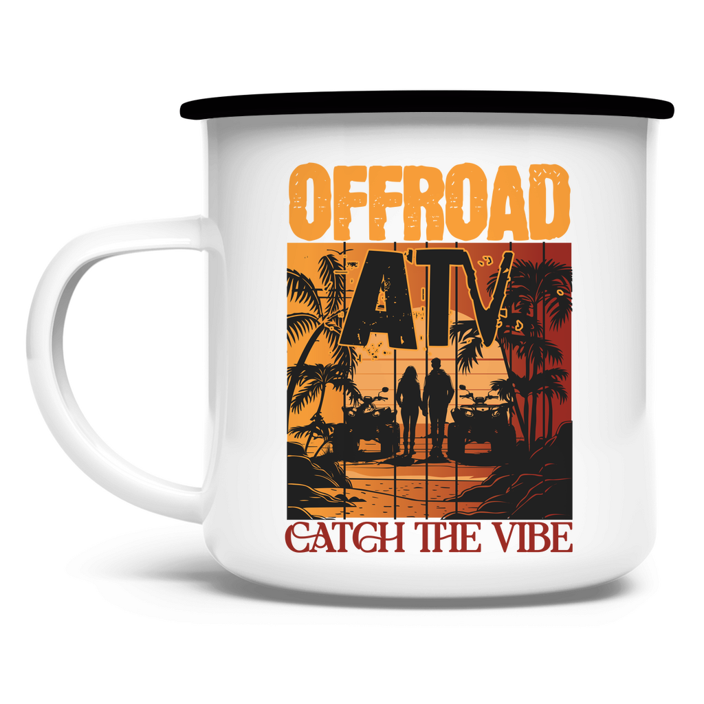 Enamel Mug Quad Offroad