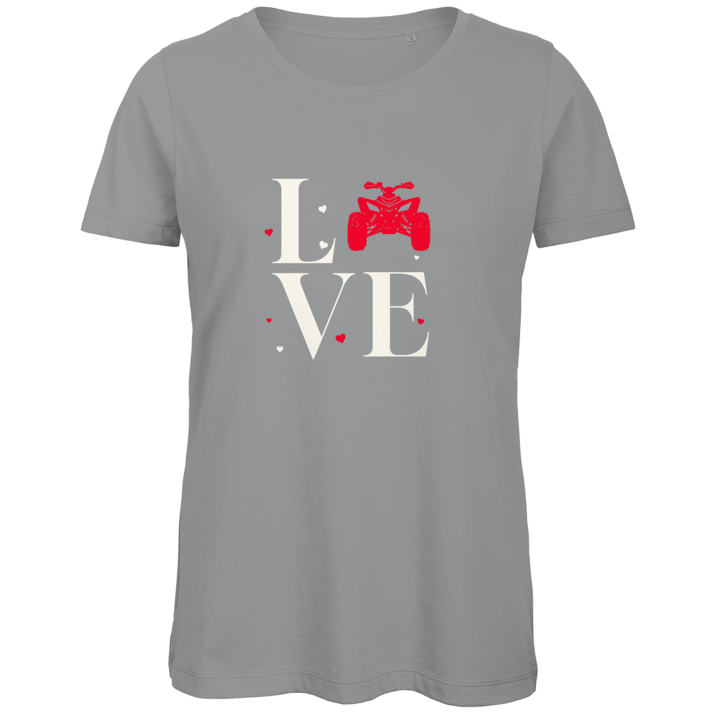 T-shirt bio premium pour femme Quad Love