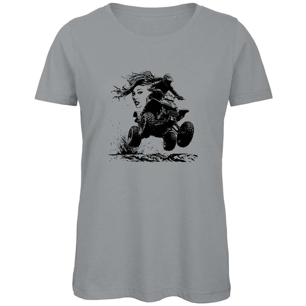 Damen Premium Bio T-Shirt Quad FunLady