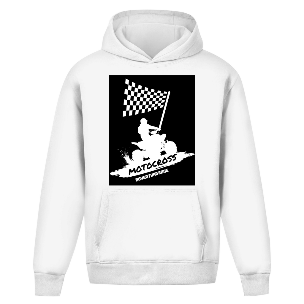 Oversize Hoodie Ohne Kordel Quad Motocross