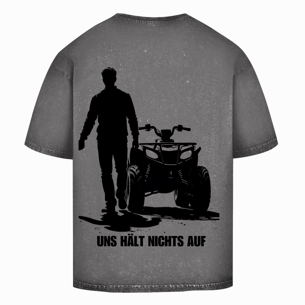 Oversize Washed T-Shirt Quad-Paar Uns hält nichts auf