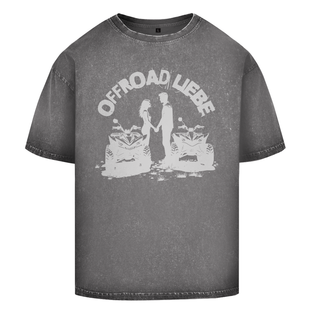 Oversize Washed T-Shirt Quad Offroad Liebe