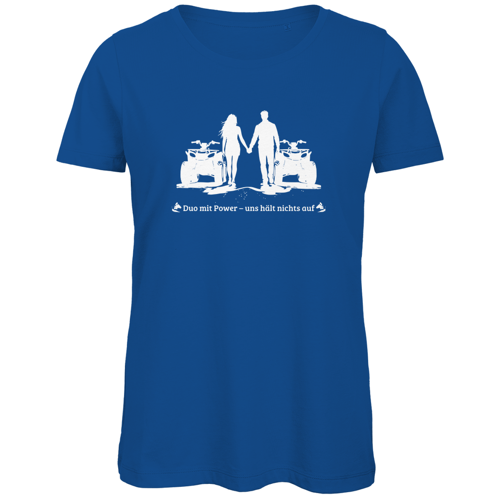 T-shirt bio premium pour femme Quad Duo avec Power