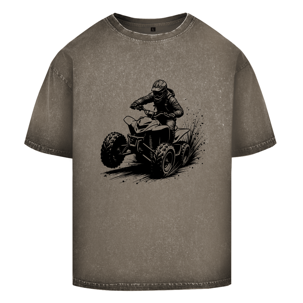 Oversize Washed T-Shirt Quad Offroad Power